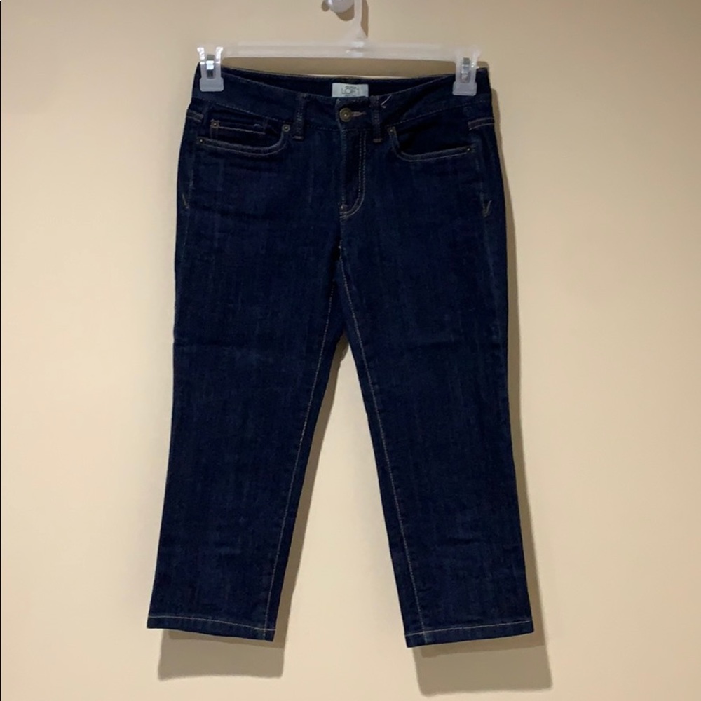 LOFT denim capris